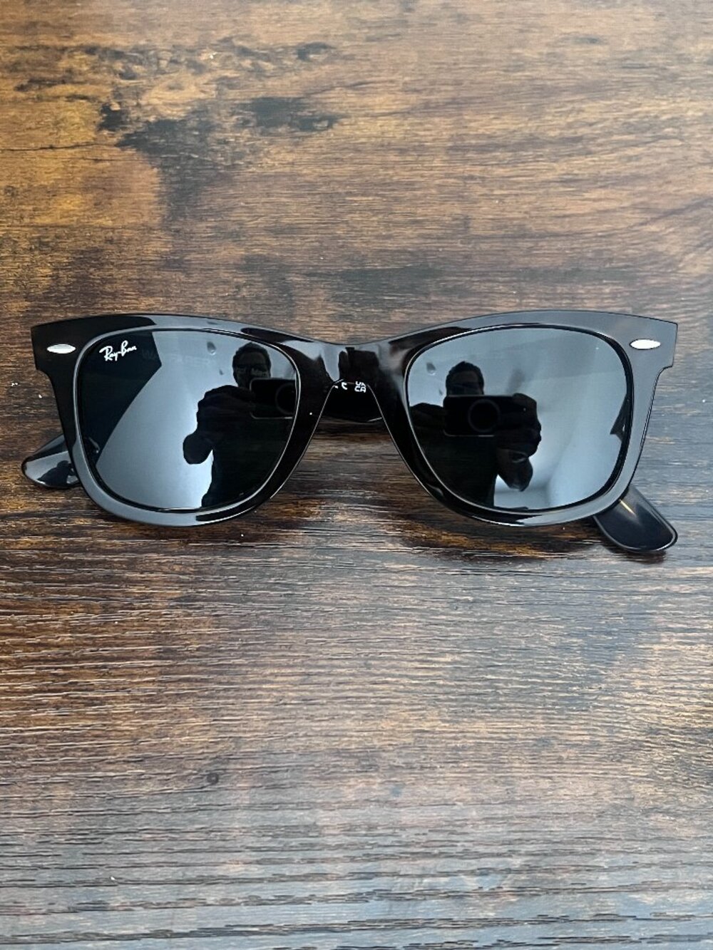 Ray-Ban Original Wayfarer Classic Tortoise G-15 Green 50mm RB2140 NIB